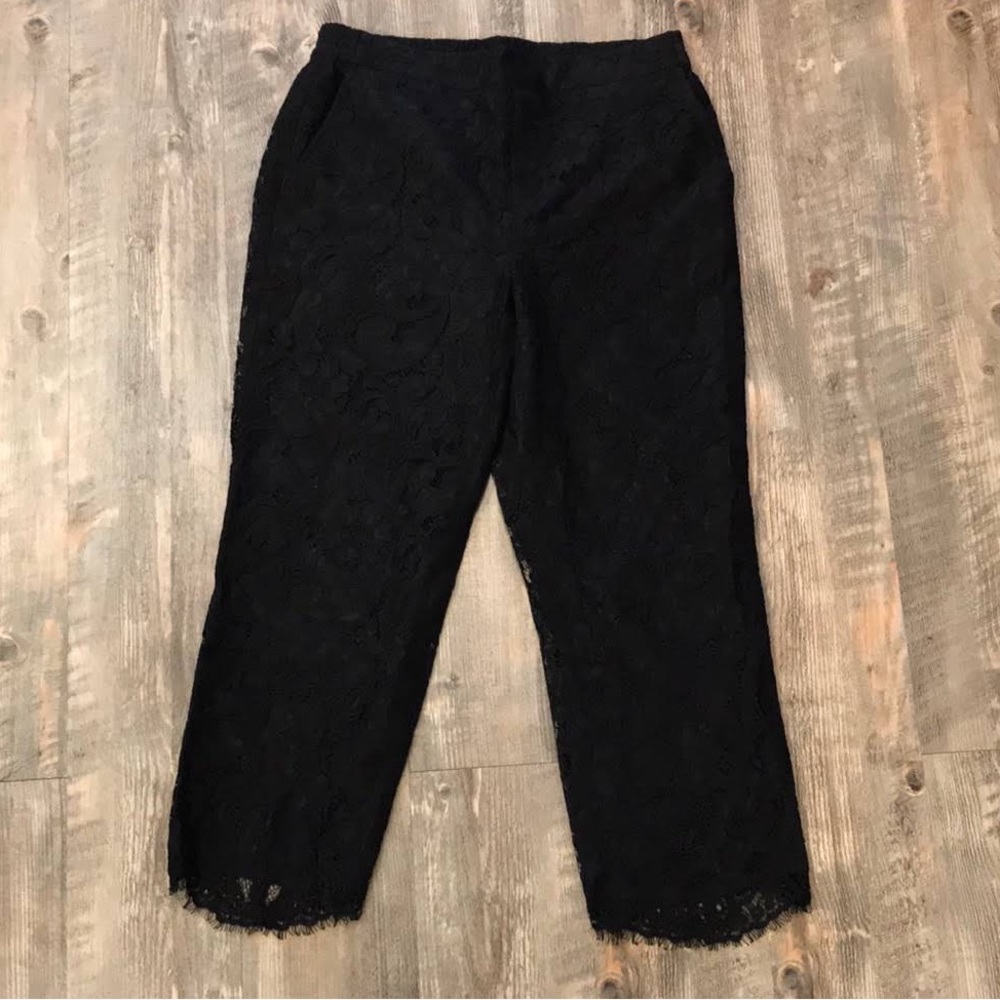Black Lace Draper James Pants- NWT